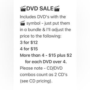 🎬 SUPER DVD SALE 🎬